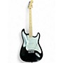 Used Squier Standard Stratocaster BLACK Solid Body Electric Guitar BLACK