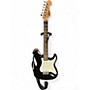 Used Squier Standard Stratocaster BLACK Solid Body Electric Guitar BLACK