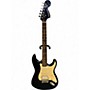 Used Squier Standard Stratocaster Black Solid Body Electric Guitar Black