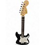 Used Squier Standard Stratocaster Black Solid Body Electric Guitar Black