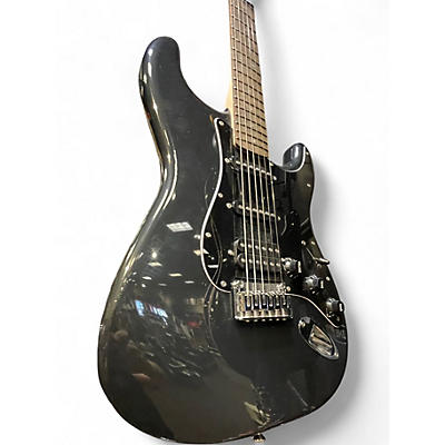 Used Squier Standard Stratocaster Black Solid Body Electric Guitar