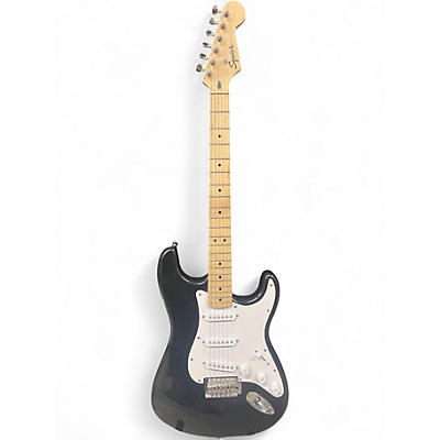 Used Squier Standard Stratocaster Black Solid Body Electric Guitar