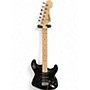 Used Squier Standard Stratocaster Black Solid Body Electric Guitar Black
