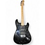 Used Squier Standard Stratocaster Black Solid Body Electric Guitar Black