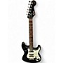 Used Squier Standard Stratocaster Black Solid Body Electric Guitar Black