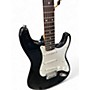 Used Squier Standard Stratocaster Black Solid Body Electric Guitar Black