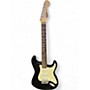Used Squier Standard Stratocaster Black Solid Body Electric Guitar Black