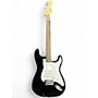 Used Squier Standard Stratocaster Black Solid Body Electric Guitar Black