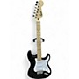 Used Squier Standard Stratocaster Black Solid Body Electric Guitar Black