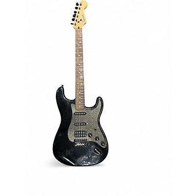 Used Squier Standard Stratocaster Black Solid Body Electric Guitar