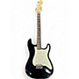 Used Squier Standard Stratocaster Black Solid Body Electric Guitar Black