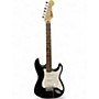 Used Squier Standard Stratocaster Black Solid Body Electric Guitar Black