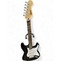Used Squier Standard Stratocaster Black Solid Body Electric Guitar Black