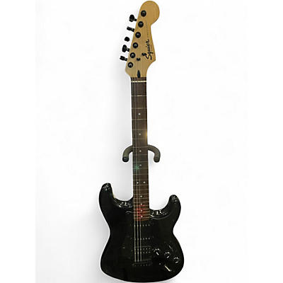 Used Squier Standard Stratocaster Black Solid Body Electric Guitar