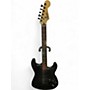 Used Squier Standard Stratocaster Black Solid Body Electric Guitar Black