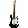 Used Squier Standard Stratocaster Black Solid Body Electric Guitar Black