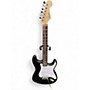 Used Squier Standard Stratocaster Black Solid Body Electric Guitar Black