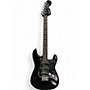 Used Squier Standard Stratocaster Black Solid Body Electric Guitar Black