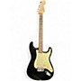 Used Squier Standard Stratocaster Black Solid Body Electric Guitar Black