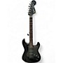 Used Squier Standard Stratocaster Black Solid Body Electric Guitar Black