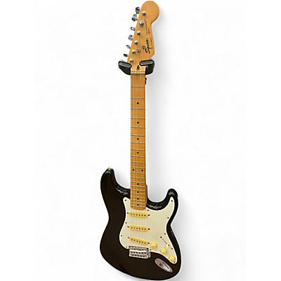 Used Squier Standard Stratocaster Black Solid Body Electric Guitar