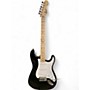 Used Squier Standard Stratocaster Black and White Solid Body Electric Guitar Black and White