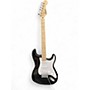 Used Squier Standard Stratocaster Black and White Solid Body Electric Guitar Black and White