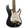 Used Squier Standard Stratocaster Black and White Solid Body Electric Guitar Black and White