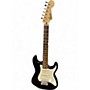 Used Squier Standard Stratocaster Black and White Solid Body Electric Guitar Black and White
