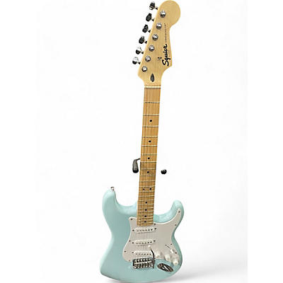 Squier Used Squier Standard Stratocaster Blue Solid Body Electric Guitar