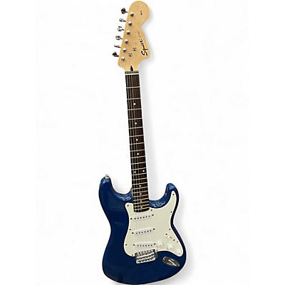 Used Squier Standard Stratocaster Blue Solid Body Electric Guitar