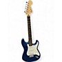 Used Squier Standard Stratocaster Blue Solid Body Electric Guitar Blue