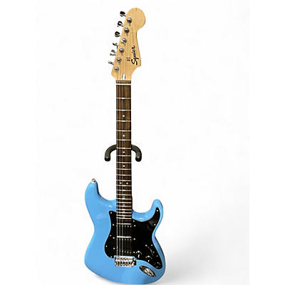 Used Squier Standard Stratocaster Blue Solid Body Electric Guitar