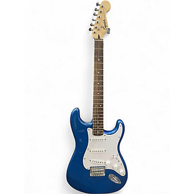 Used Squier Standard Stratocaster Blue Solid Body Electric Guitar