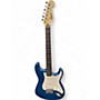 Used Squier Standard Stratocaster Blue Solid Body Electric Guitar Blue