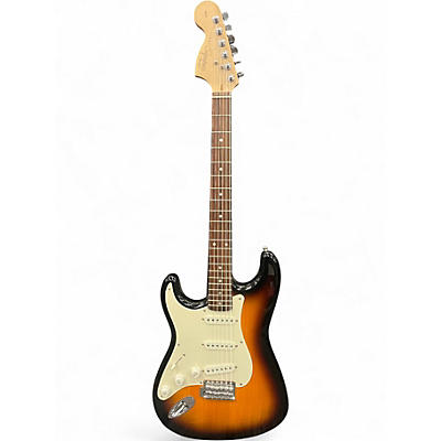 Used Squier Standard Stratocaster Brown Sunburst Solid Body Electric Guitar