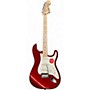 Used Squier Standard Stratocaster Candy Apple Red Metallic Solid Body Electric Guitar Candy Apple Red Metallic