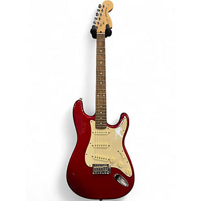 Used Squier Standard Stratocaster Candy Apple Red Solid Body Electric Guitar