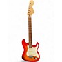 Used Squier Standard Stratocaster Cherry Sunburst Solid Body Electric Guitar Cherry Sunburst