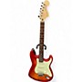Used Squier Standard Stratocaster Cherry Sunburst Solid Body Electric Guitar Cherry Sunburst