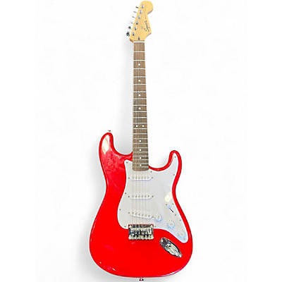 Used Squier Standard Stratocaster Dakota Red Solid Body Electric Guitar