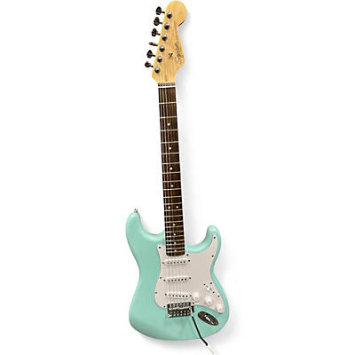 Used Squier Standard Stratocaster Daphne Blue Solid Body Electric Guitar