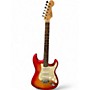 Used Squier Standard Stratocaster Flame Maple Solid Body Electric Guitar Flame Maple