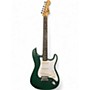Used Squier Standard Stratocaster Green Solid Body Electric Guitar Green