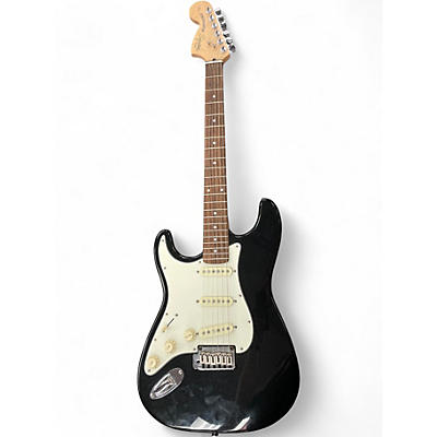 Used Squier Standard Stratocaster Left Handed BLACK Electric Guitar