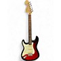 Used Squier Standard Stratocaster Left Handed sunburst Electric Guitar sunburst