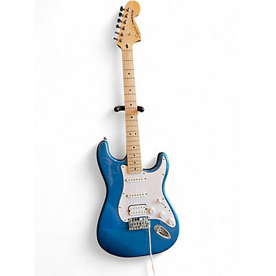 Used Squier Standard Stratocaster Metallic Blue Solid Body Electric Guitar