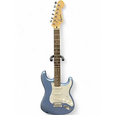 Used Squier Standard Stratocaster Metallic Blue Solid Body Electric Guitar