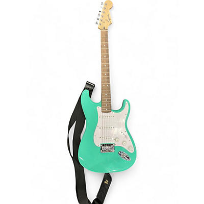 Squier Used Squier Standard Stratocaster Mint Green Solid Body Electric Guitar