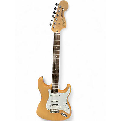 Used Squier Standard Stratocaster Natural Solid Body Electric Guitar